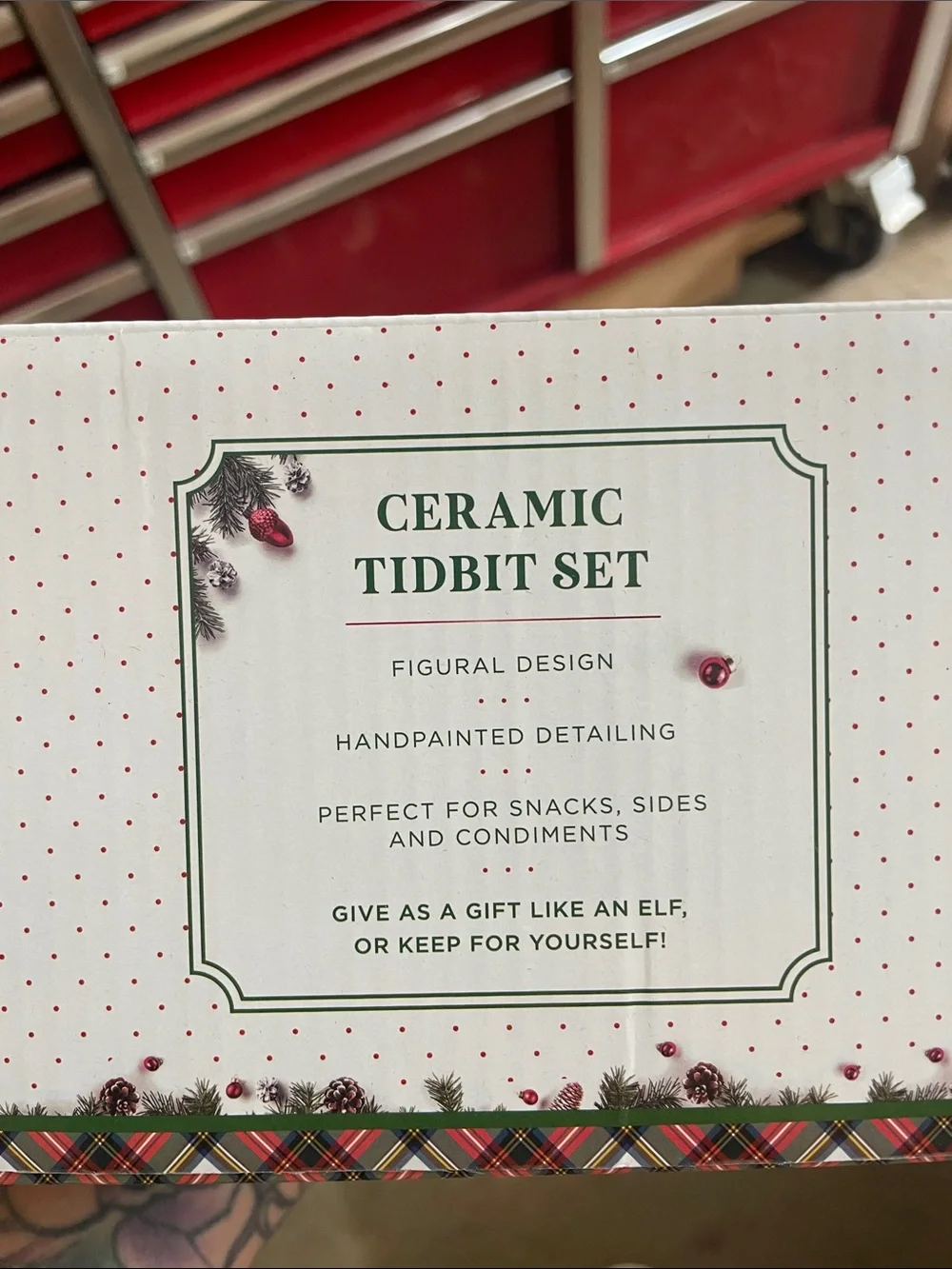 Ceramic tidbit set
